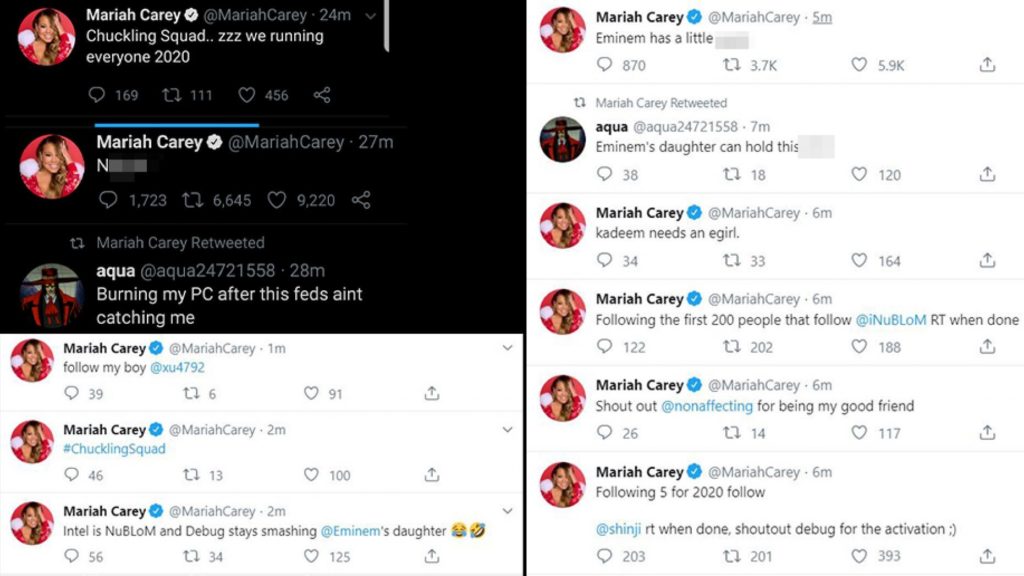 How secure is Twitter with Mariah Carey's account hacked ...